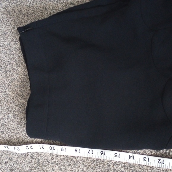 Talbots Womens Skirt Sz 16P Black Flippy Office Career Suit Work Church Winter - Picture 8 of 8